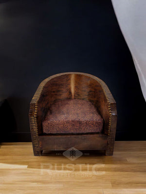 Old Fashion Barrel Chair