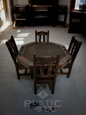 Old fashion Poker Table, Rustic Poker Table