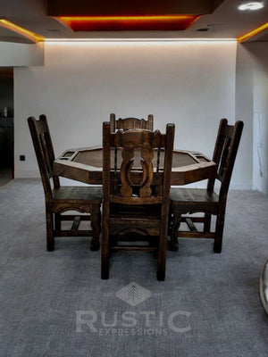 Old fashion Poker Table, Rustic Poker Table