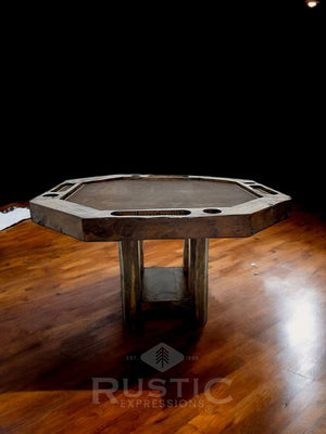 Old fashion Poker Table, Rustic Poker Table