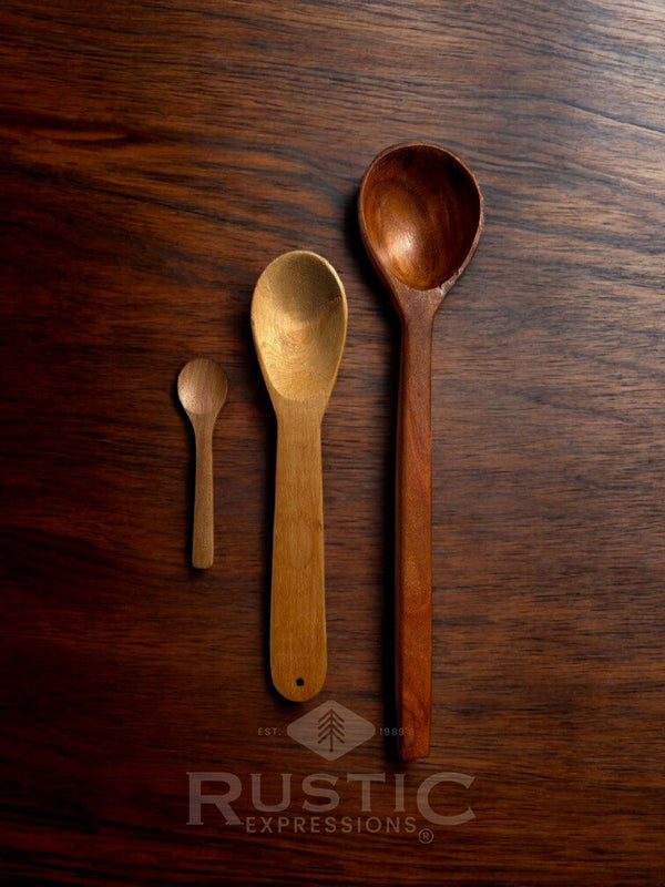 Set Wooden Spoons 3Pc