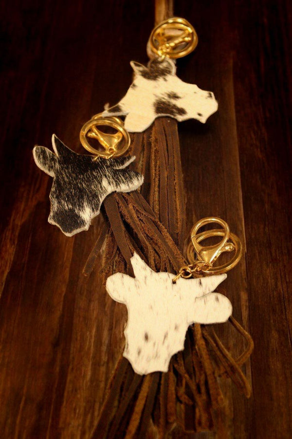 3pc. Happy Cow Keychain