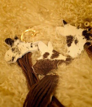 3pc. Happy Cow Keychain