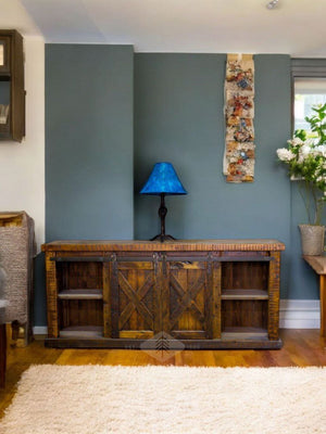 Old Fashion Barn Door Buffet