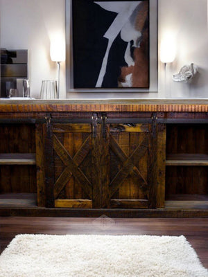 Old Fashion Barn Door Buffet