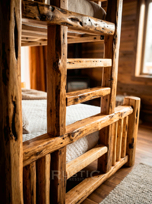 Cedar Log Bunk Beds