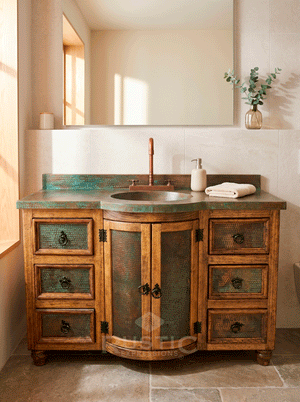 Copper Vanity