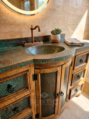 Copper Vanity