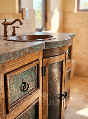 Copper Vanity