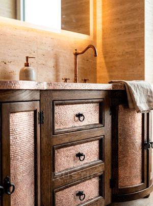 Copper Vanity