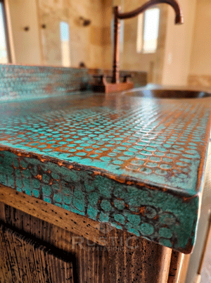 Copper Vanity