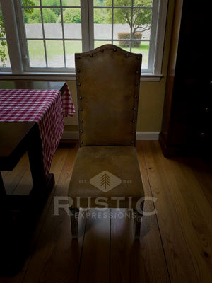 Cowhide Rustic Chair