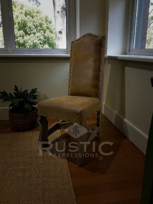 Cowhide Rustic Chair