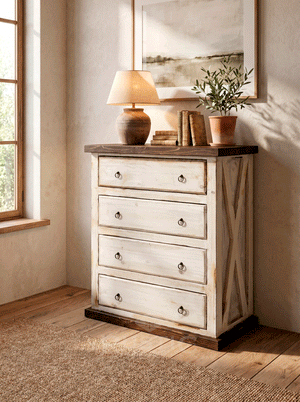 Farm House Chest Of Drawer