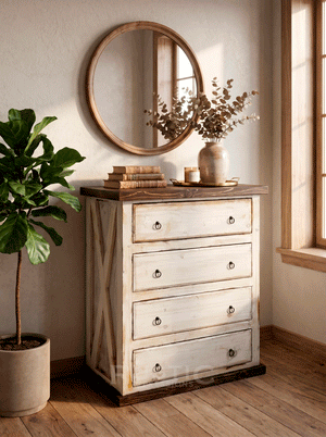 Farm House Chest Of Drawer