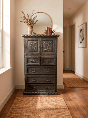 Floral Chest Of Drawer
