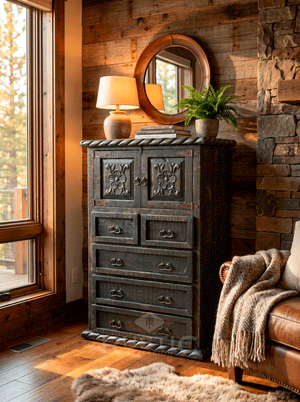 Floral Chest Of Drawer
