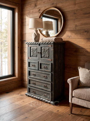 Floral Chest Of Drawer