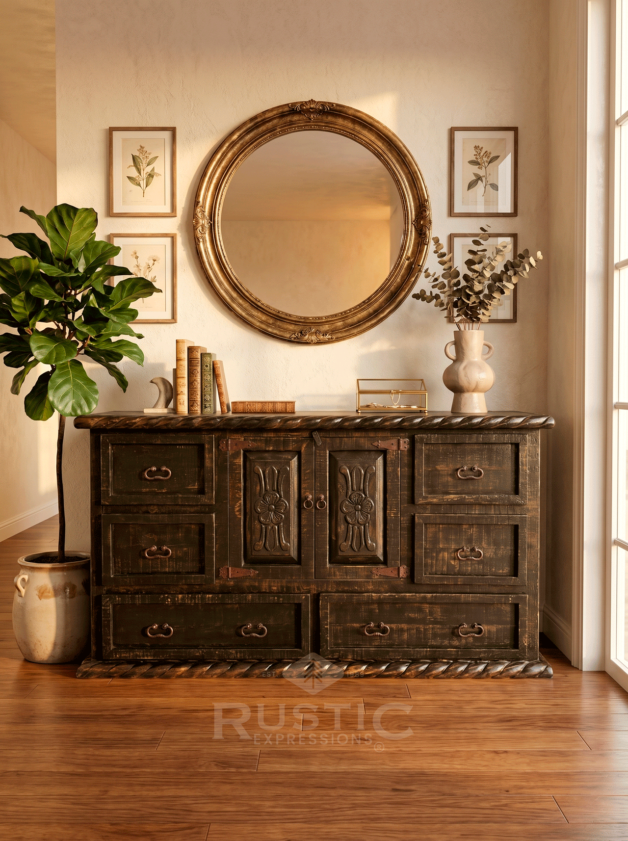 Floral Dresser