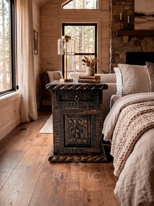 Floral Nightstand