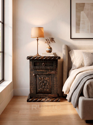 Floral Nightstand