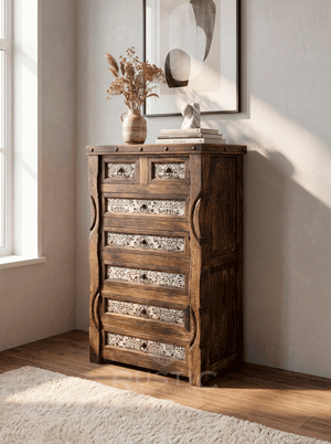 Master Ox Yoke Chest Of Drawer