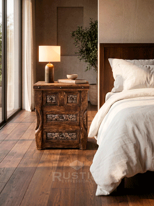 Master Ox Yoke Nightstand