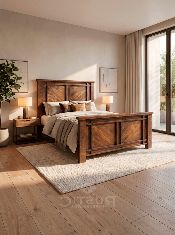 Old Fashion Chevron Bed