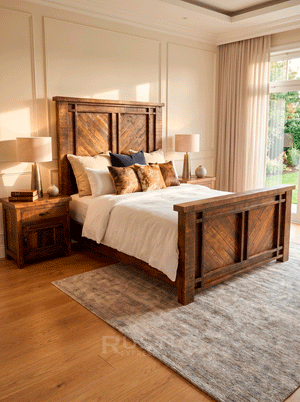 Old Fashion Chevron Bed