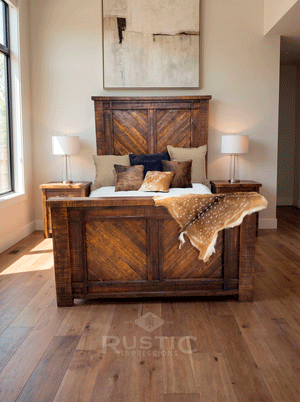 Old Fashion Chevron Bed