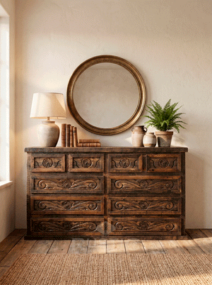 Old Fashion Grecia Dresser