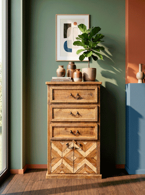 Old Fashion Navajo Chest of Drawers