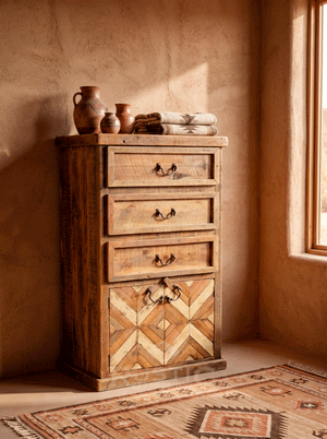 Old Fashion Navajo Chest of Drawers