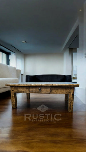 Oak Coffee Table Set