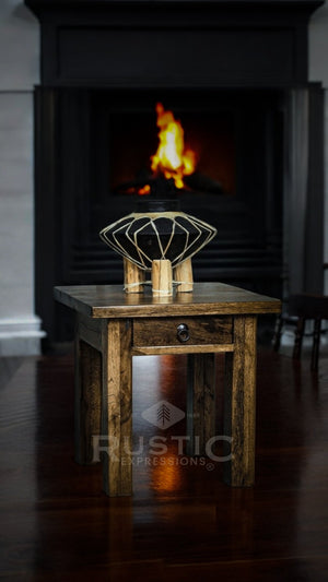 Oak Coffee Table Set