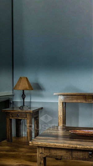 Oak Coffee Table Set