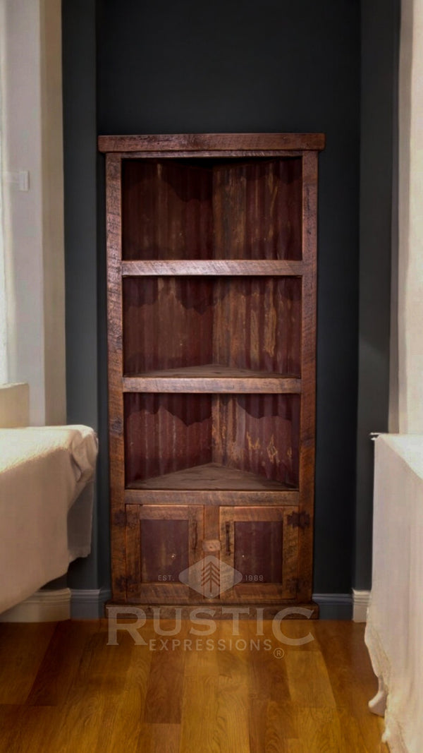 Old Fashion Corner Cabinet