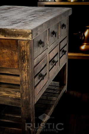 Old Fashion Escobedo Kitchen Island