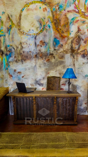 Old Fashion L-Shape Desk