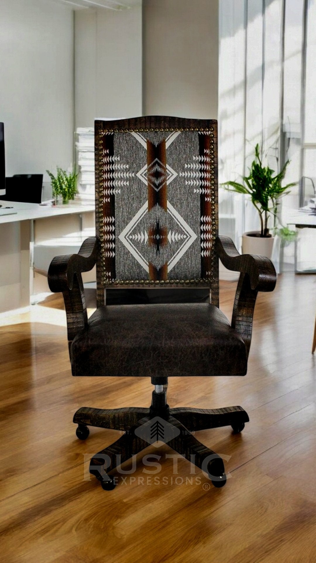 Old Fashion Navajo Desk Chair