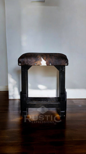 Ox Yoke Cowhide Stool