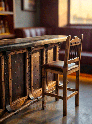 Pueblito Virginia Stool Leather
