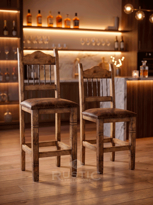 Pueblito Virginia Stool Leather
