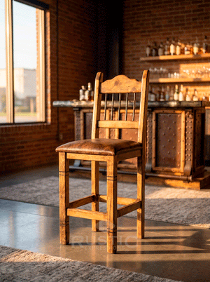 Pueblito Virginia Stool Leather