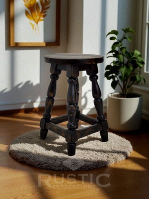 Round Turned Stool
