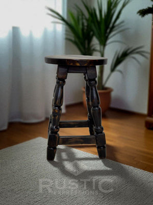 Round Turned Stool
