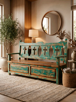 Santa Fe Storage Bench