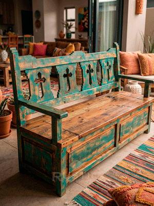 Santa Fe Storage Bench