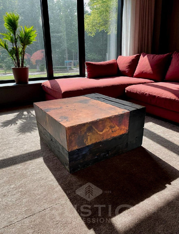 Solid Beam Coffee Table