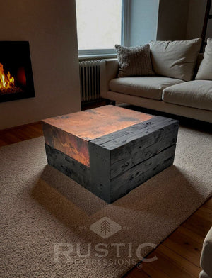 Solid Beam Coffee Table